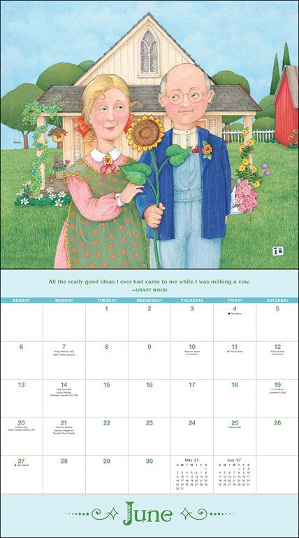 2027 ME and the Masterpieces Deluxe Wall Calendar