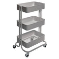 artPOP! 3-Tier Rolling Cart - Gray