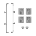 8-Panel Plastic Playpen Barrier - Wall Mounting Kit