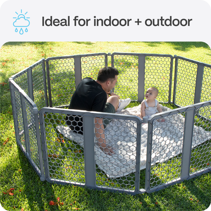 8-Panel Plastic Playpen Barrier | 96-620 cm W