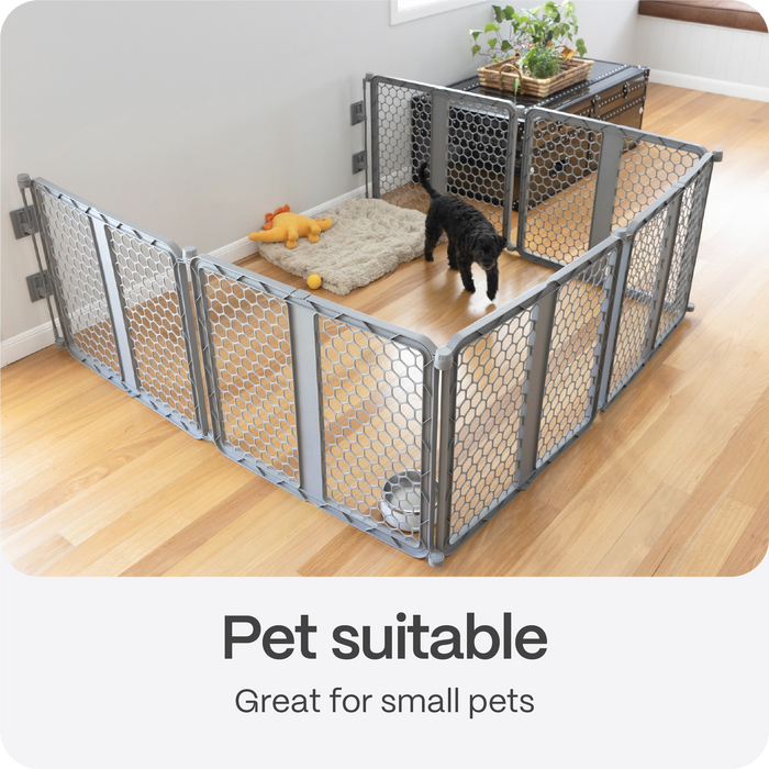 8-Panel Plastic Playpen Barrier | 96-620 cm W