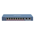Buy 8 Port PoE+ 100mbps Long-Range Unmanaged Switch with 2 Uplink Ports online UK