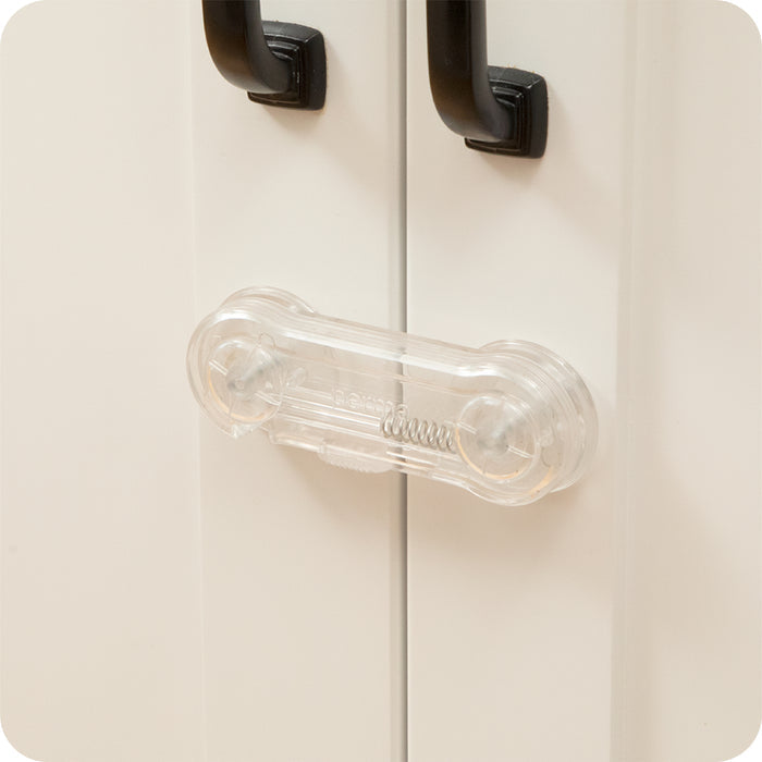 Adhesive Cabinet Latches | Clear