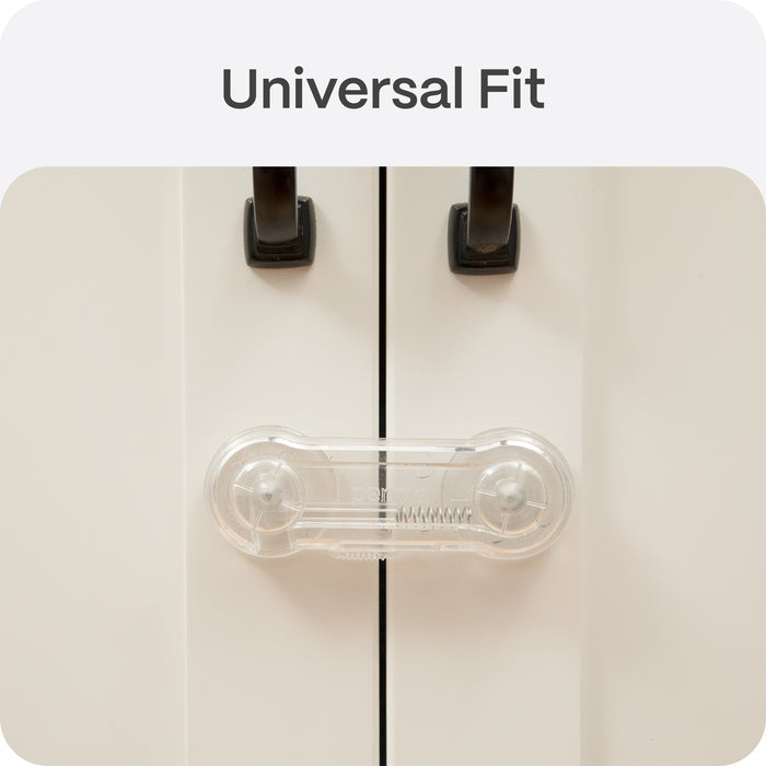Adhesive Cabinet Latches | Clear