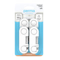 Adhesive Cabinet Latches | White