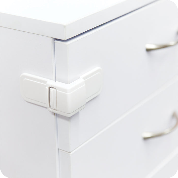 Adhesive Corner Drawer Locks