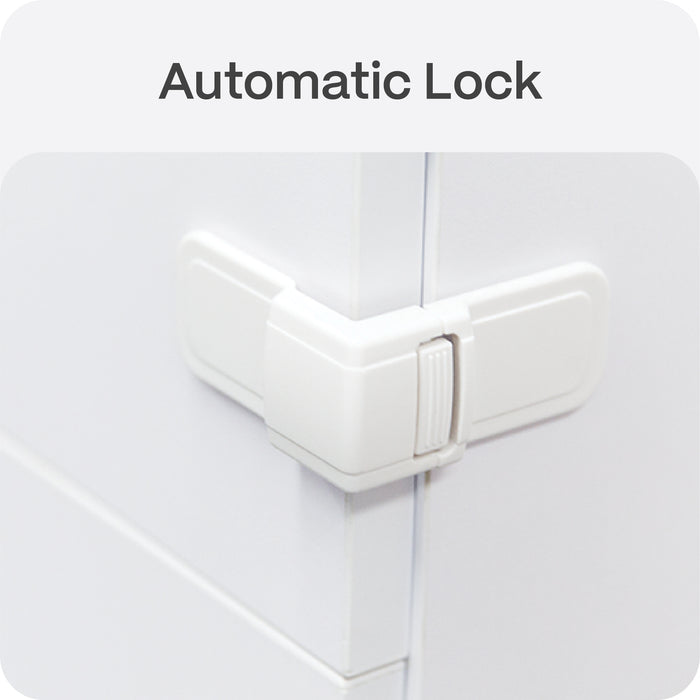 Adhesive Corner Drawer Locks