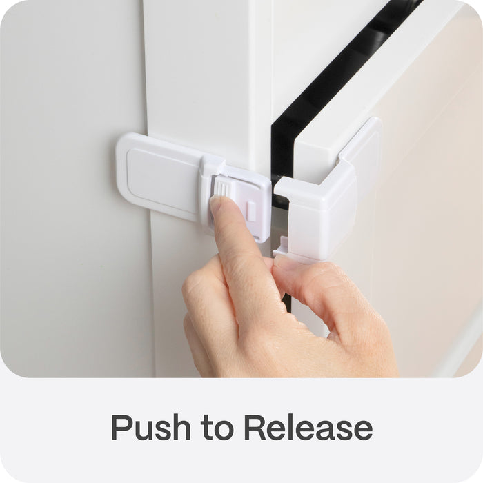 Adhesive Corner Drawer Locks