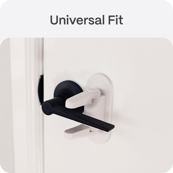 Adhesive Door Lever Handle Lock