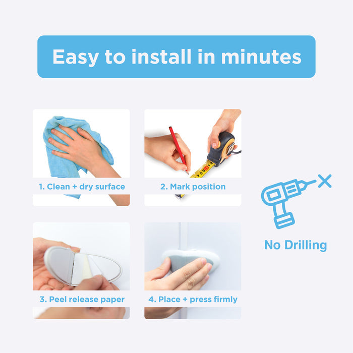 Adhesive Premium Corner Locks