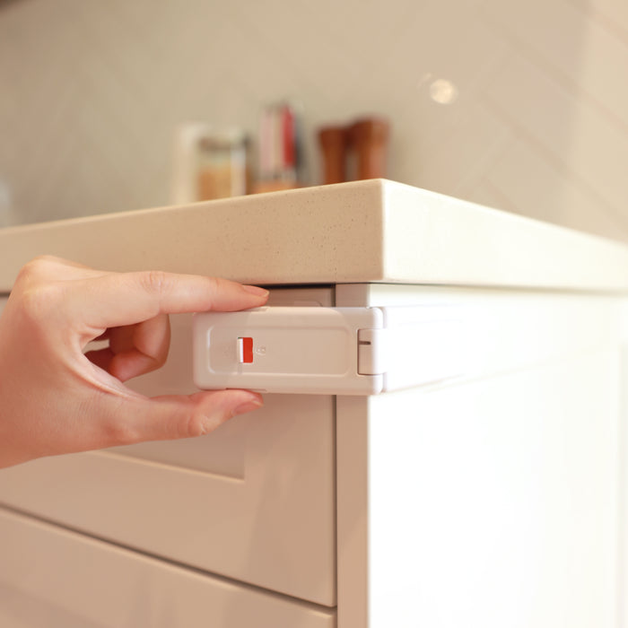 Adhesive Ultimate Corner & Appliance Lock - 4 Pack - Perma Child Safety