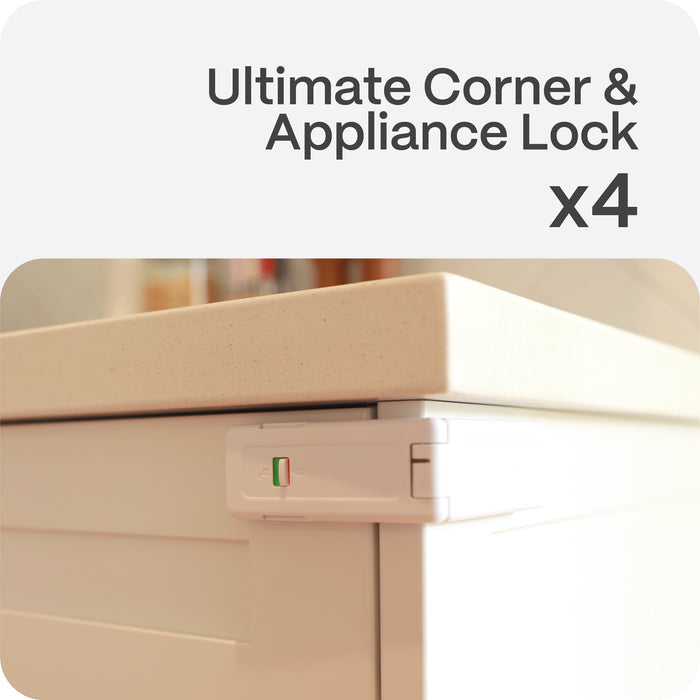 Adhesive Ultimate Corner & Appliance Lock