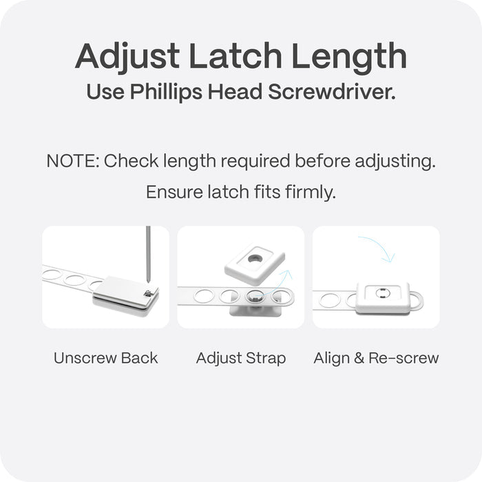 Adjustable + Adhesive Ultimate Multi Latch