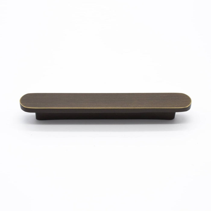 Aged Brass Oval Profile Cabinet Pull - Imogen - Manovella - Entry - Point - CABIMO127AG - Manovella