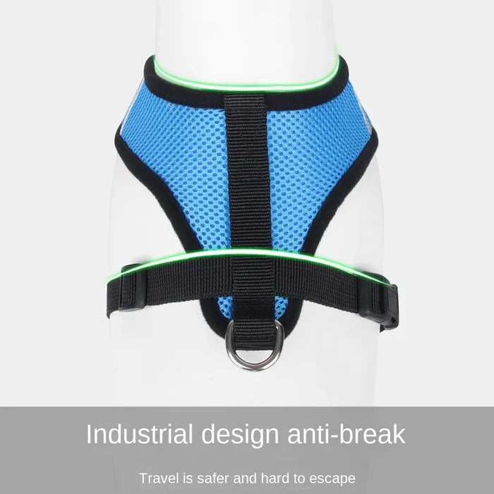 Air-Light Safety Harness | Reflective "No-Choke" Comfort Vest