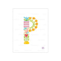 Alphabet Garden Letter P Small Print