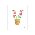 Alphabet Garden Letter V Small Print