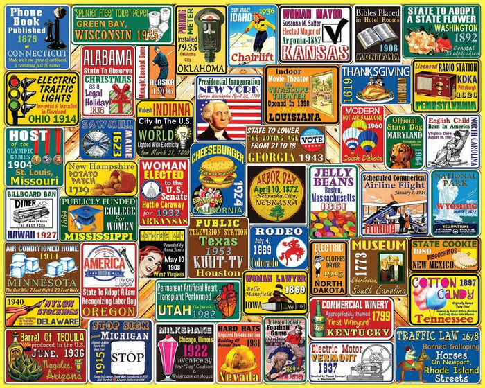 America’s Firsts (2034pz) - 1000 Piece Jigsaw Puzzle