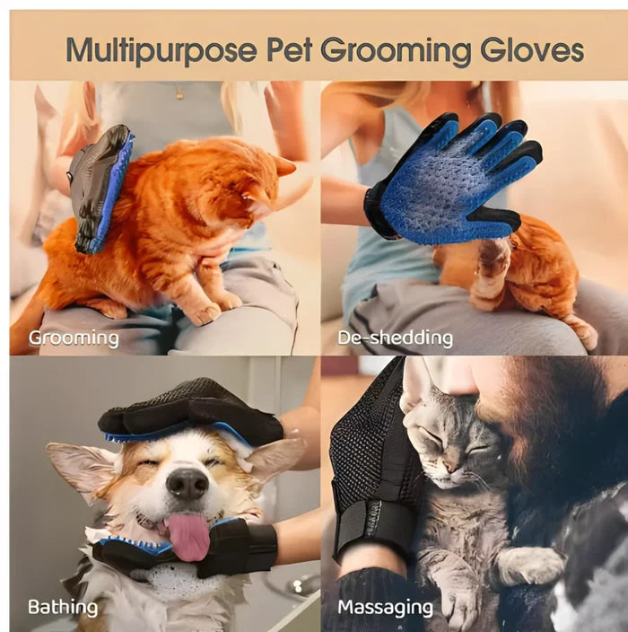AquaPetStore™ Pet Grooming Gloves