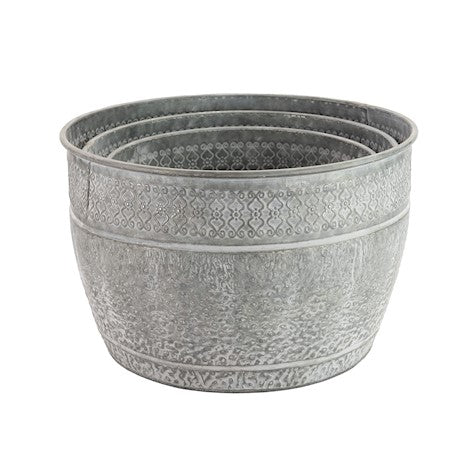 Buy Ascalon Antique Round Planter - 3 Set online UK