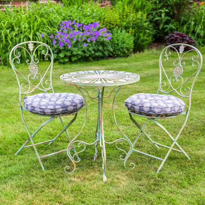 Buy Ascalon Aquitaine 3 Piece Bistro Set - 'Antique Green' online UK