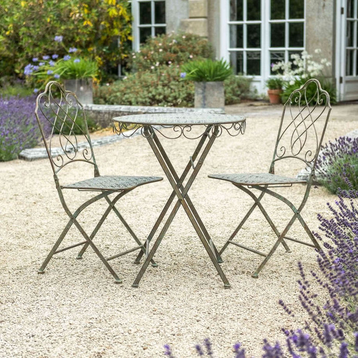 Buy Ascalon Avalon 3 Piece Bistro Set - 'Green Rust' online UK