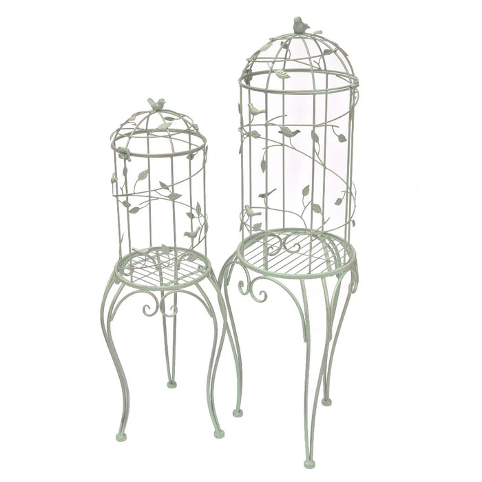 Buy Ascalon Birdcage Planter with Stand (Set of 2) online UK