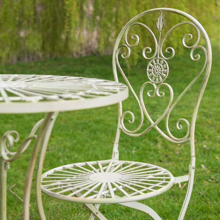 Buy Ascalon Blaisdon 3 Piece Bistro Set - 'Antique Cream' online UK