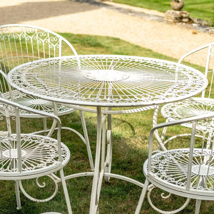 Buy Ascalon Blaisdon Table with Glass - 'Cream' online UK