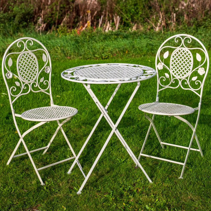 Buy Ascalon Chelsea 3 Piece Bistro Set - 'Cream' online UK
