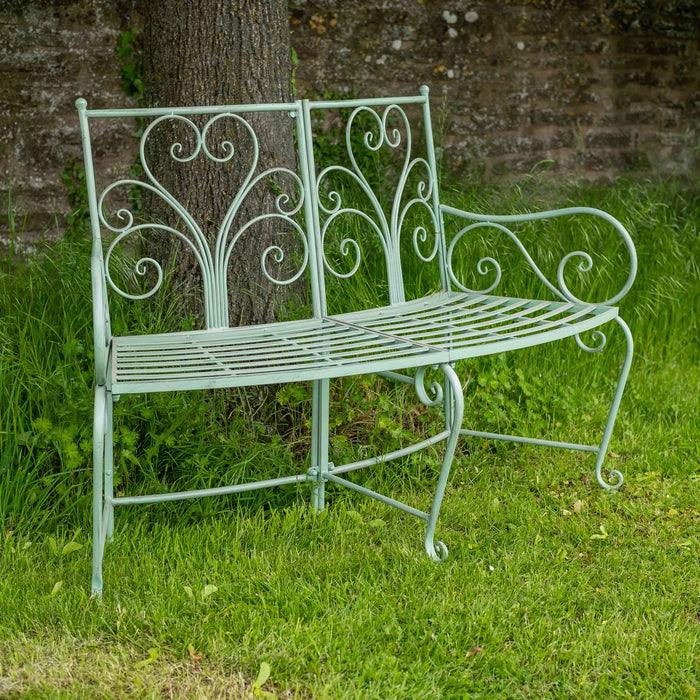 Buy Ascalon Curved Bench - 'Green' online UK