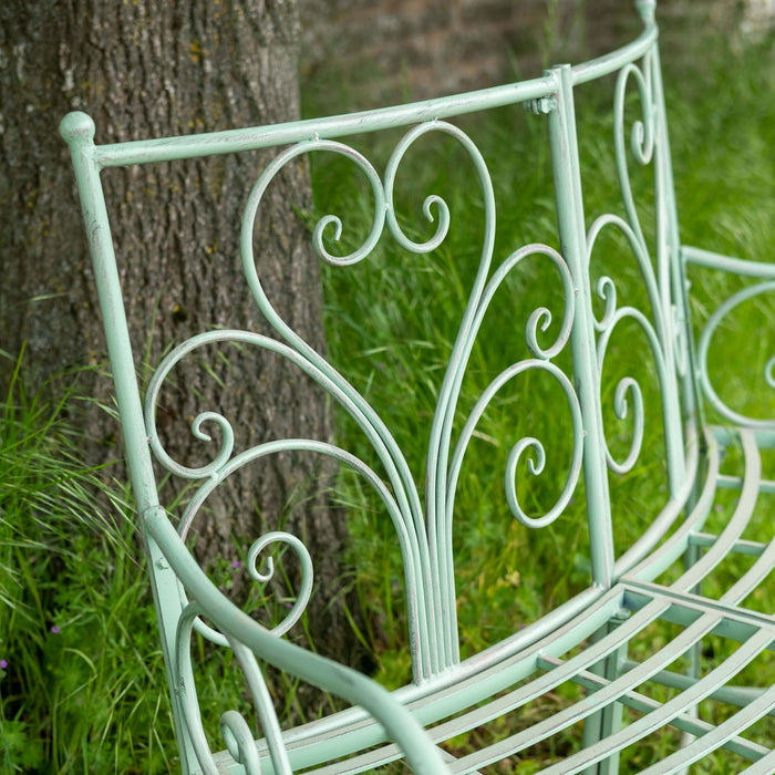 Buy Ascalon Curved Bench - 'Green' online UK