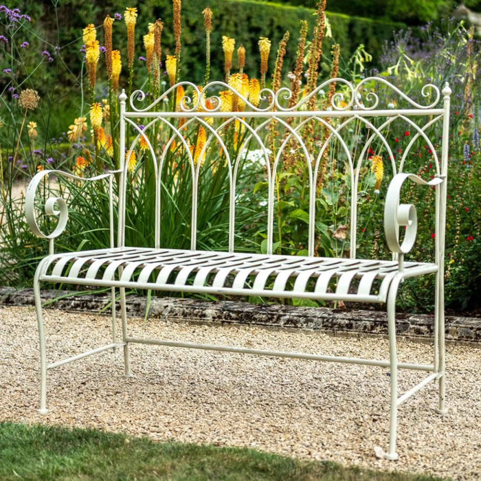 Buy Ascalon Gothic Bench - 'Cream' online UK