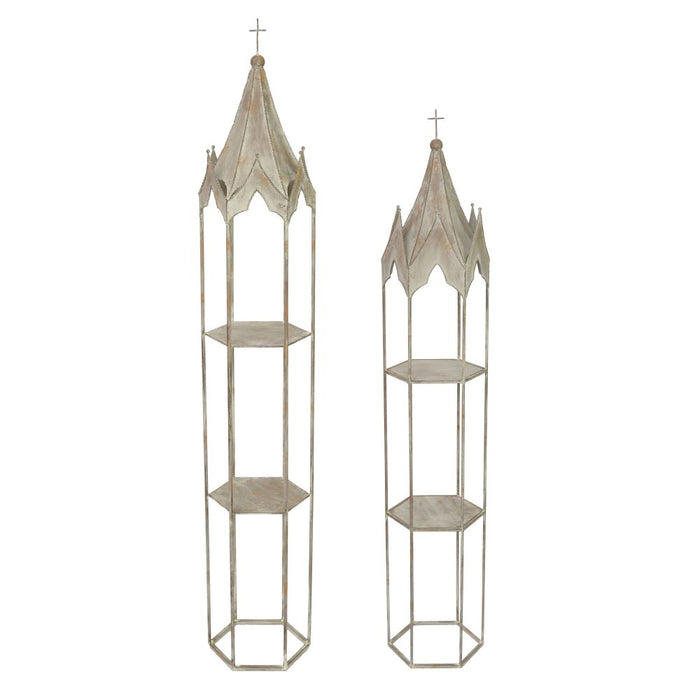 Buy Ascalon Gothic Obelisk Shelf - 'Grey Rust' online UK