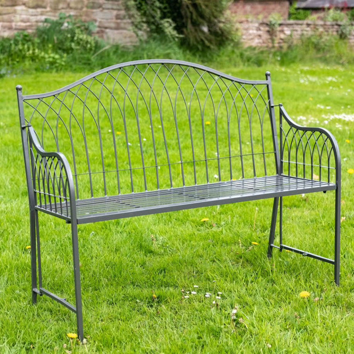 Buy Ascalon Hampton Bench - 'Umber Grey' online UK