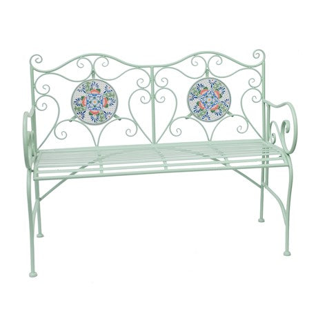 Buy Ascalon Mosaic Bench - Green online UK
