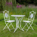 Buy Ascalon Mosaic Bistro Set 3 Piece - White online UK