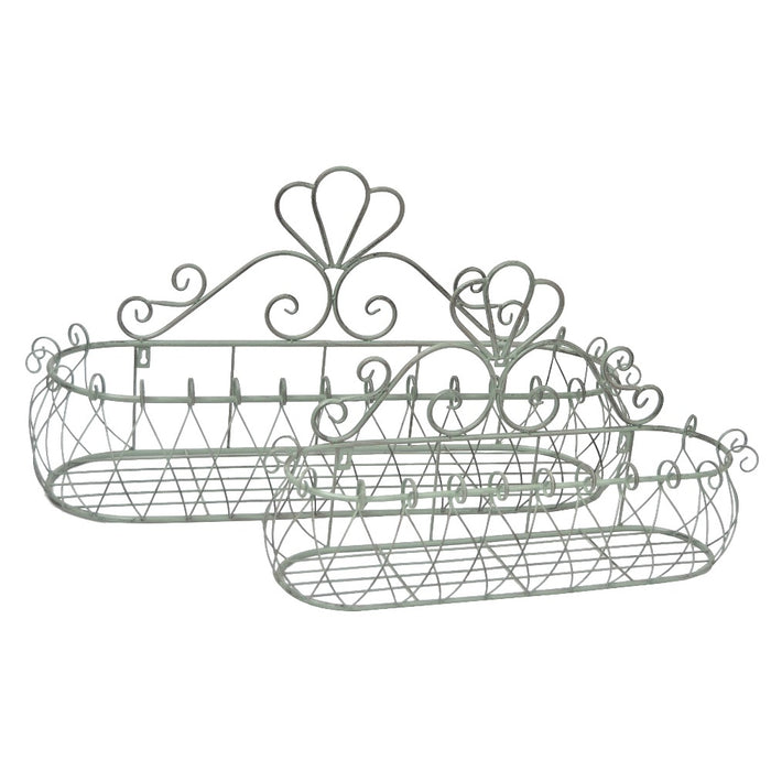 Buy Ascalon Wall Basket - 'Green' online UK