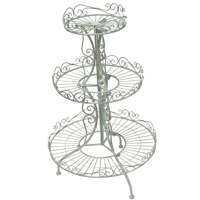 Buy Ascalon Wirework Plant Stand - 'Green' online UK