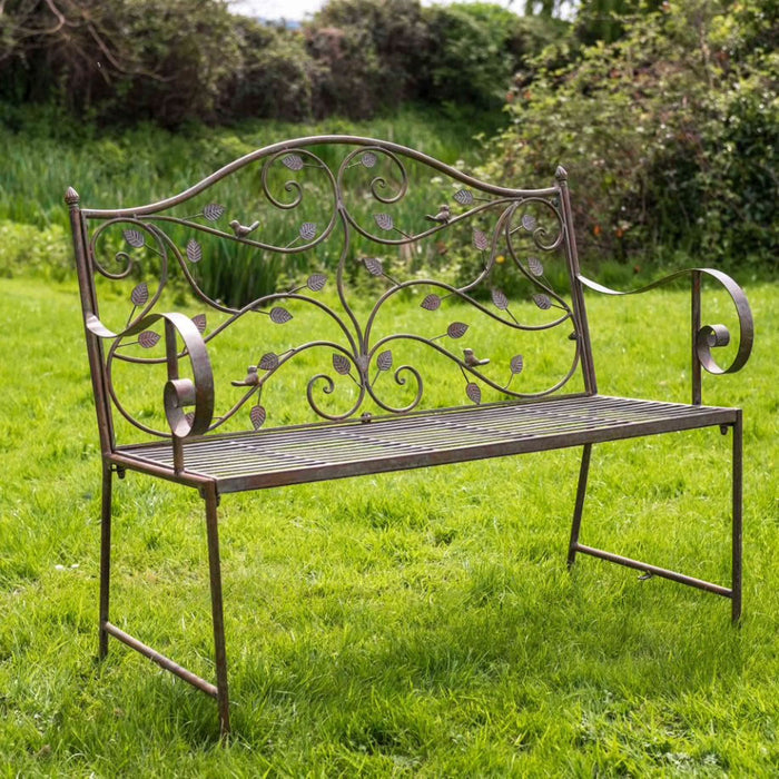 Buy Ascalon Woodland Bench - 'Green Rust' online UK