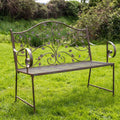 Buy Ascalon Woodland Bench - 'Green Rust' online UK