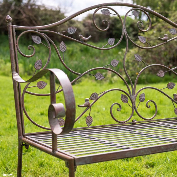 Buy Ascalon Woodland Bench - 'Green Rust' online UK
