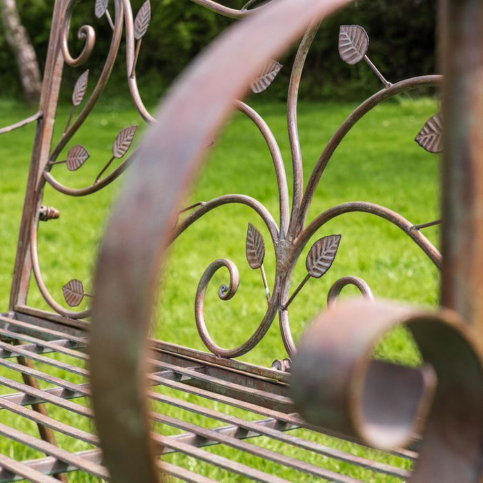 Buy Ascalon Woodland Bench - 'Green Rust' online UK