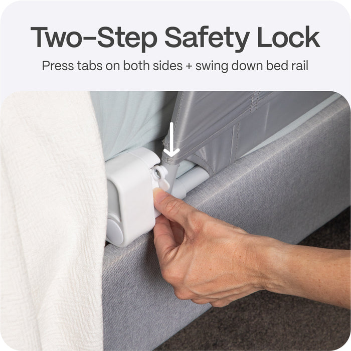 Baby Bed Rail | Fabric | Extra Wide