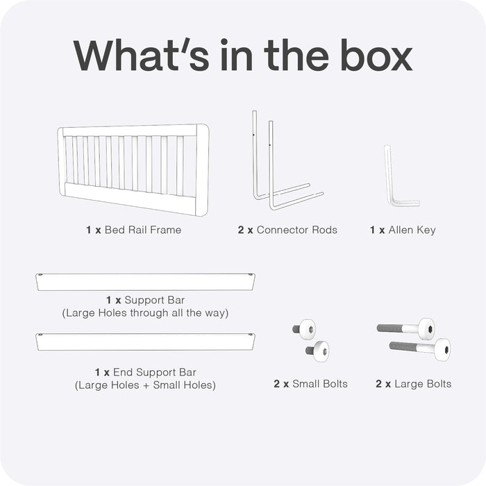 Baby Bed Rail | Timber