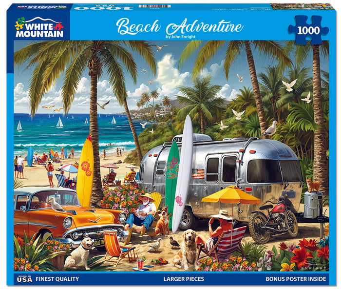 Beach Adventure (2033pz) - 1000 Piece Jigsaw Puzzle