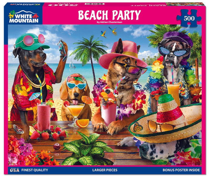 Beach Party (1849pz) - 500 Piece Jigsaw Puzzle