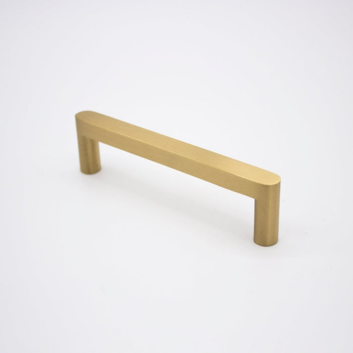Brushed Brass Straight Profile Cabinet Pull - Clio - Manovella - Entry - Point - CABCLI105BB - Manovella