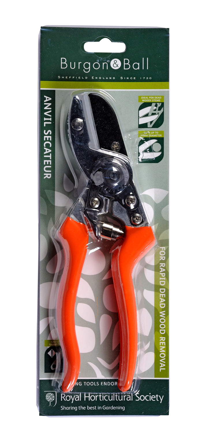 Buy Burgon & Ball RHS Anvil Secateur online UK