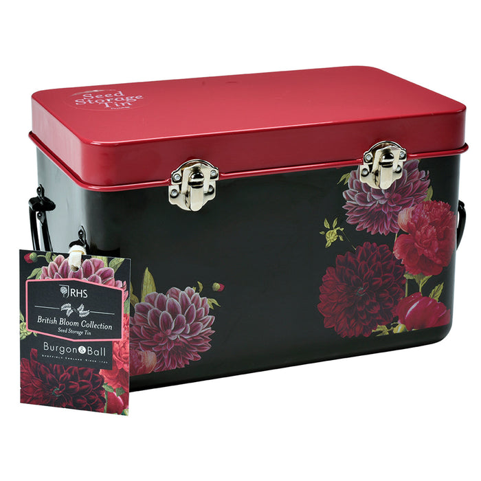 Buy Burgon & Ball RHS British Bloom Seed Storage Tin online UK